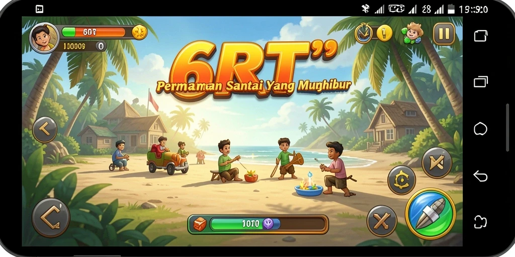Gameplay seru dan menarik dalam 6RT yang pasti menghibur.