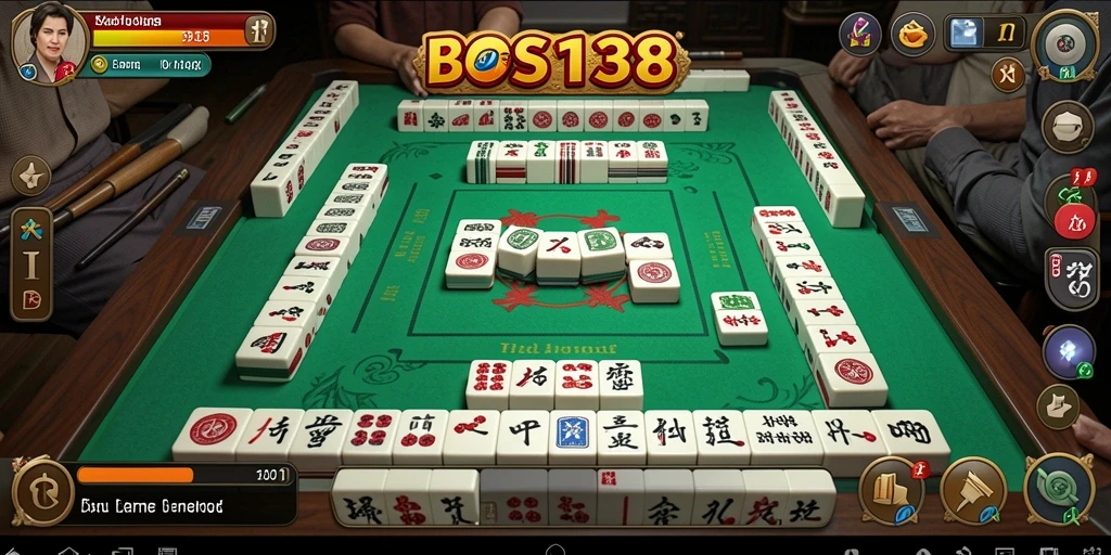Screenshot gameplay menunjukkan aksi seru dalam permainan Mahjong.