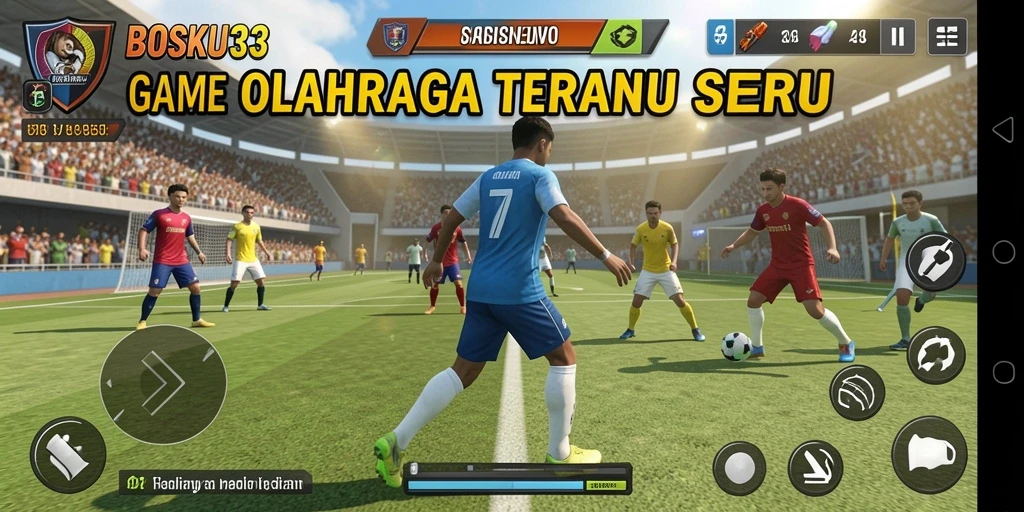 Tampilan gameplay seru dari BOSKU33 saat pertandingan berlangsung.