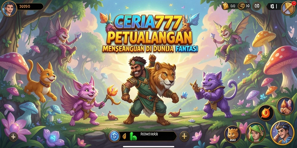 Screenshot gameplay CERIA777 yang menampilkan petualangan seru.