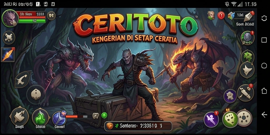 Gameplay menyeramkan dengan atmosfer mencekam dalam CERITOTO.