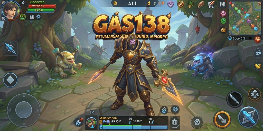 Gameplay seru dan interaktif dalam GAS138 dunia MMORPG.