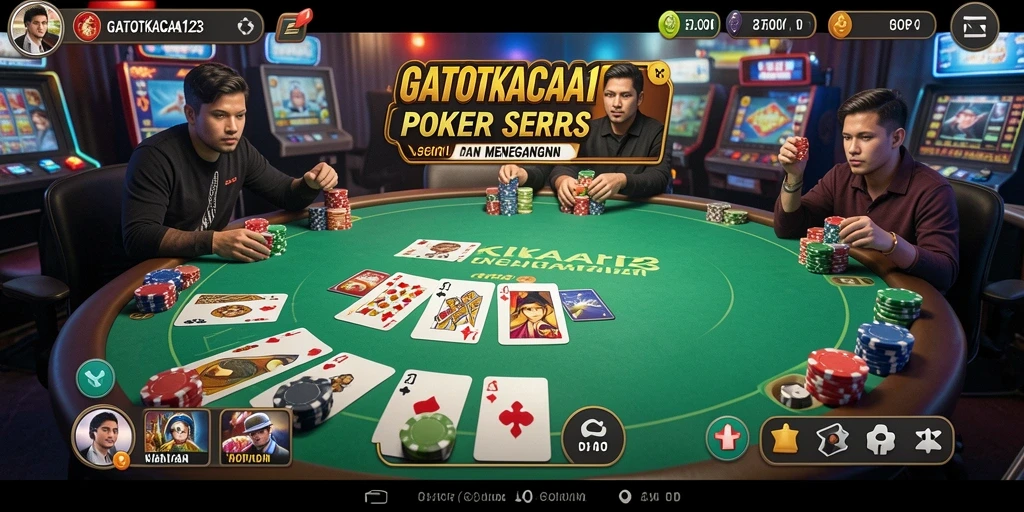 Tampilan gameplay intens saat bermain GATOTKACA123.