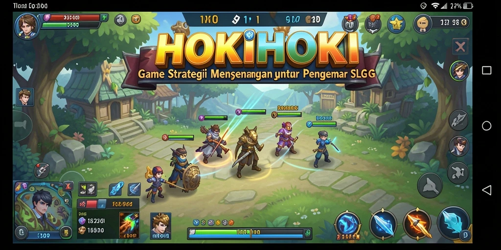 Screenshot HOKIHOKI menampilkan aksi gameplay SLG yang seru dan menantang.