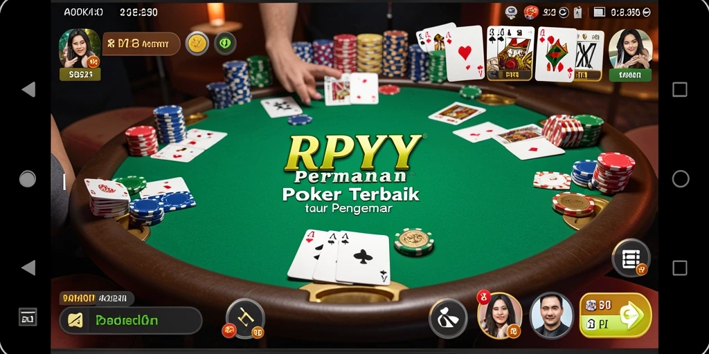 Tampilan screenshot RPYYY menampilkan momen seru dalam permainan Poker.