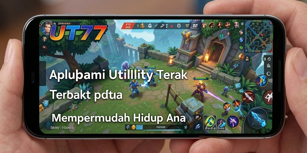 Tampilan antarmuka UT77 yang menarik dan mudah digunakan.