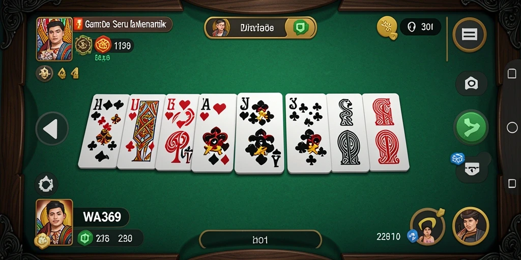 Gambaran gameplay seru dalam permainan Domino WA369.